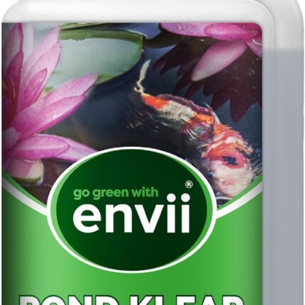 Envii Pond Klear - Natural Green Pond Water Treatment, Clears Green and Murky Water for Crystal Clear Healthy Water, Safe for all Fish and Wildlife -1L Treats 40,000 Litres