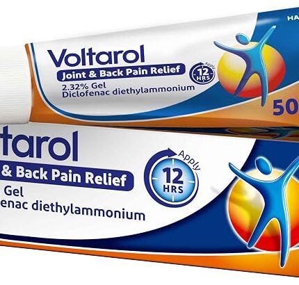Voltarol Joint & Back Pain Relief 2.32% Gel, Max Strength Diclofenac Anti Inflammatory Pain Relief for Muscles & Joints, 50 g
