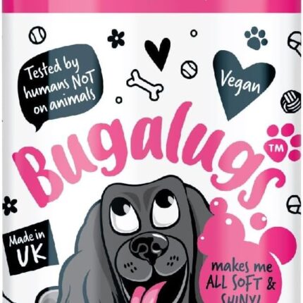 BUGALUGS Baby Fresh Dog Shampoo grooming products for smelly dogs with baby powder scent, best puppy shampoo, Vegan pet shampoo professional (625ml)